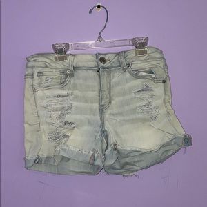 denim shorts